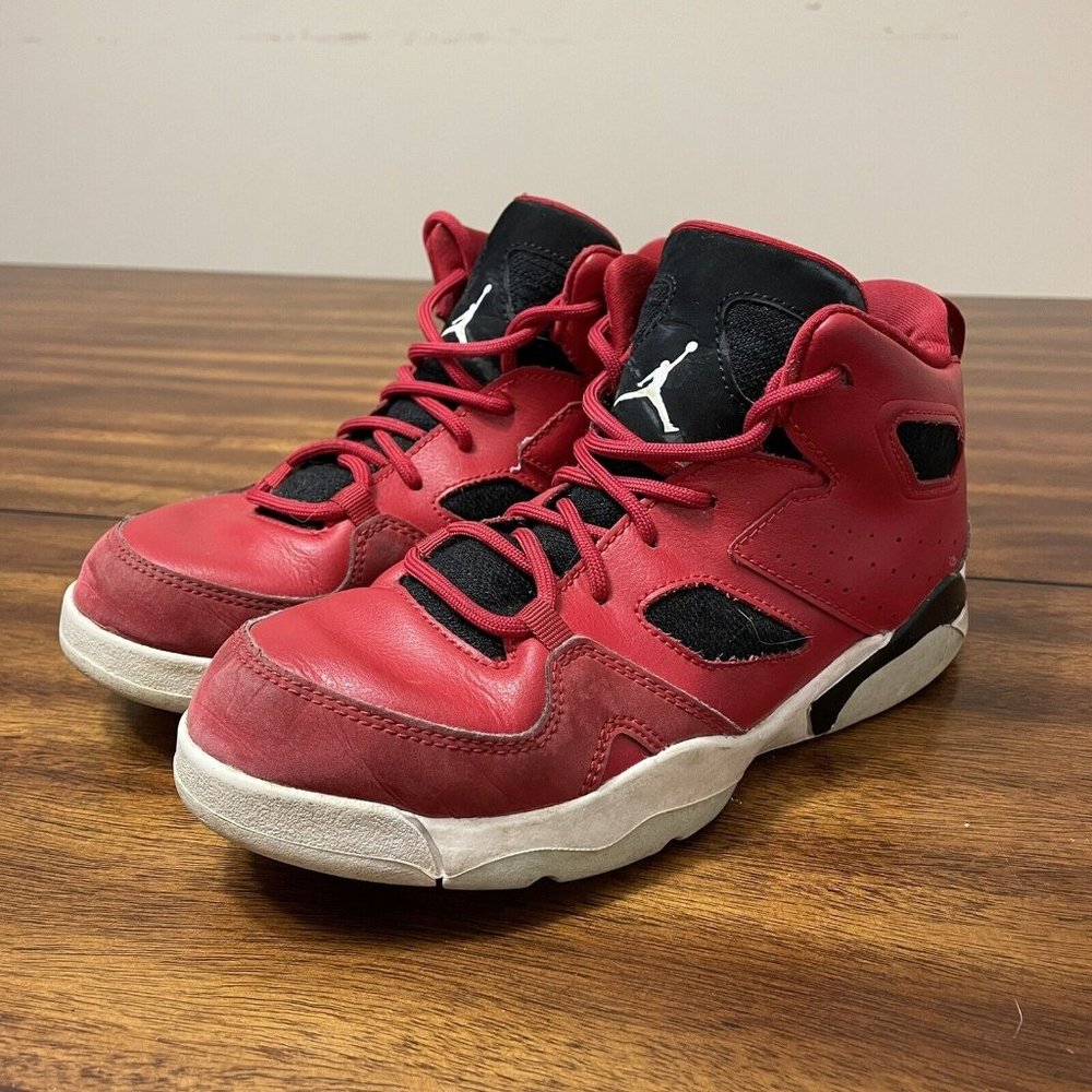 Air Jordan FLIGHT CLUB '91 BP Shoes Red 555470-600 Size 3Y